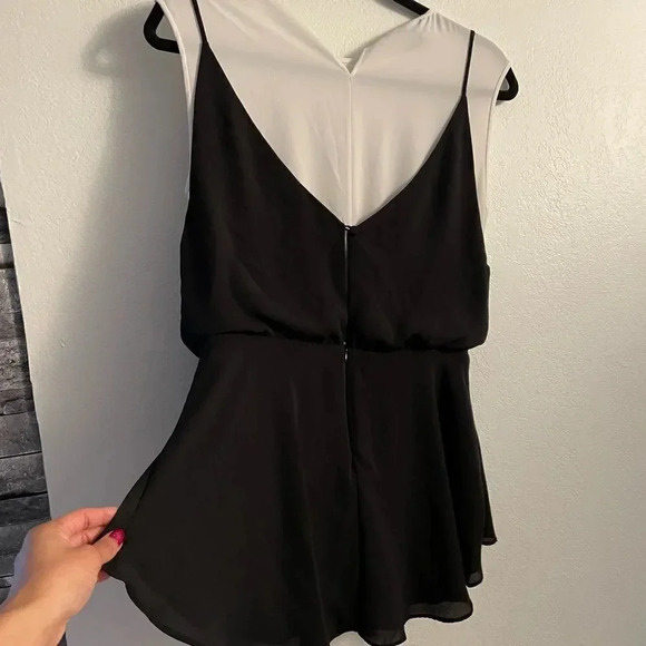 BCBGMaxAzria Black&White Layered peplum - Picture 11 of 13